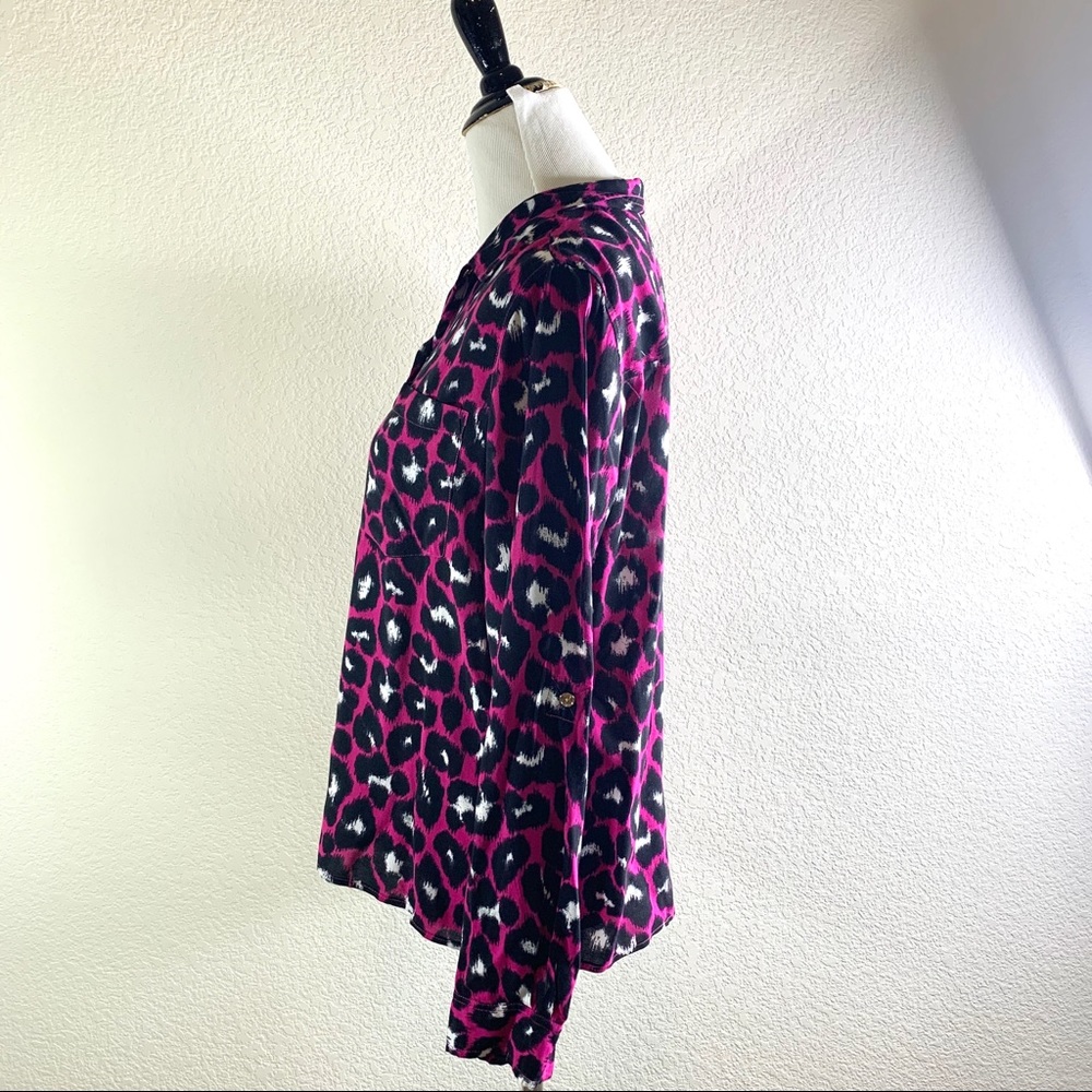MICHAEL Michael Kors Leopard Print Shirt - Picture 6 of 8